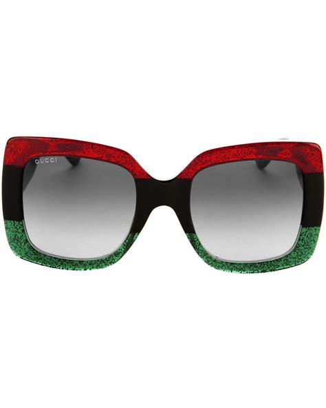 gucci glitter rim sunglasses|gucci outlet sunglasses.